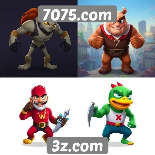 Evolução dos jogos disponíveis no 7075.com